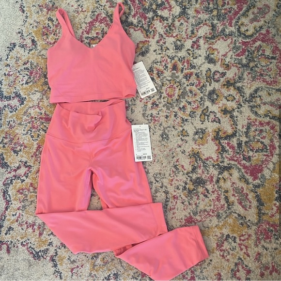 NWT Lululemon Align High Rise Leggings 25” - Sakura Pink Size 6 - Picture 12 of 12